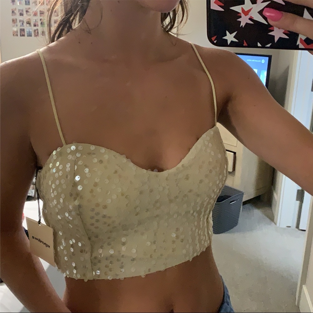 Gold Revolve Crop Top
